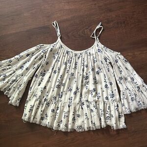 Off shoulder cotton strap top from Altar’d State